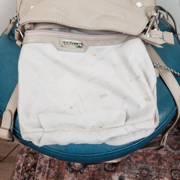 Botkier Leather white studs adjustable adjustable strap crossbody - Picture 11 of 11